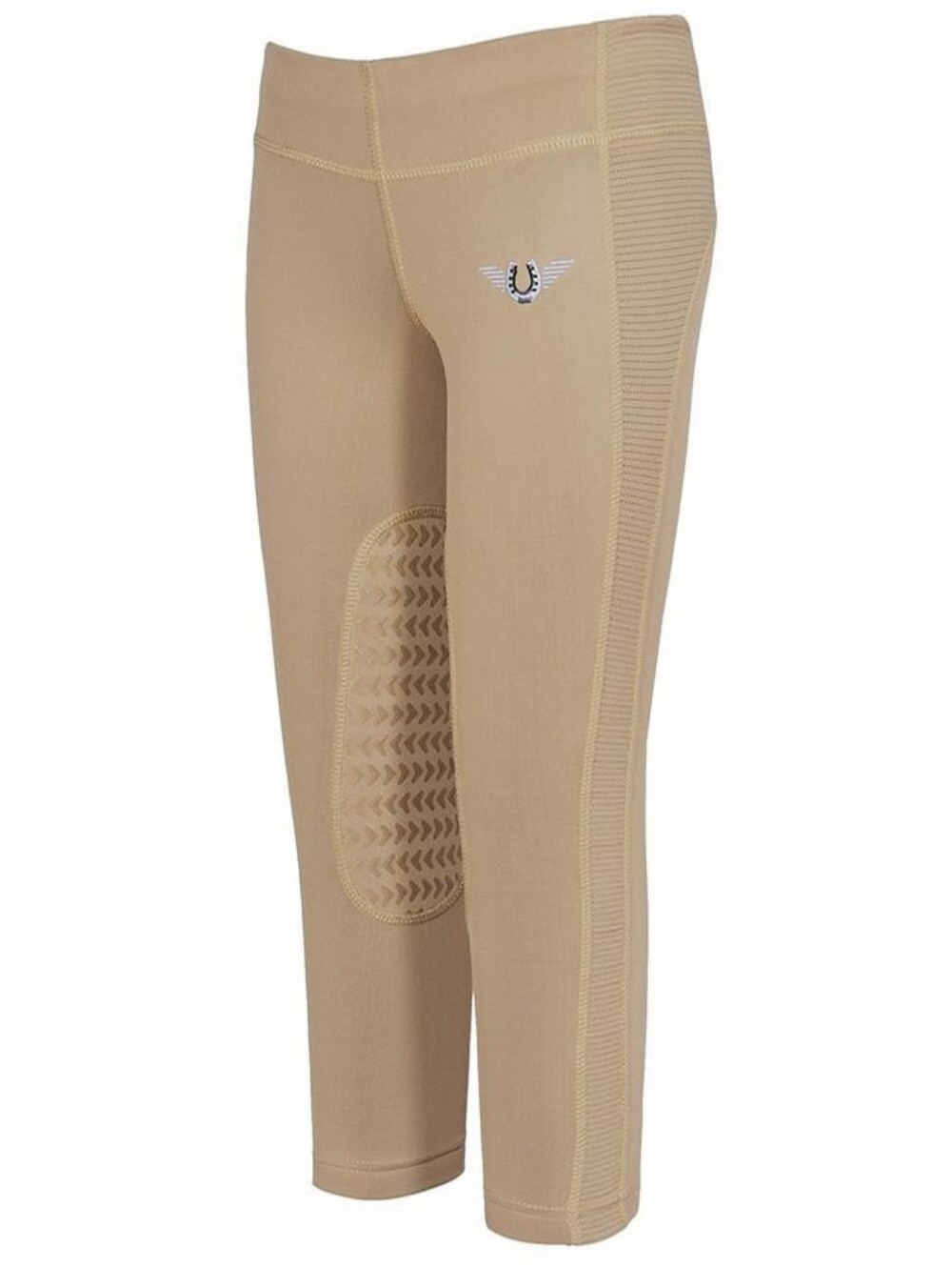 TuffRider Ventilated Schooling Tights in Safari Children's Size XL
